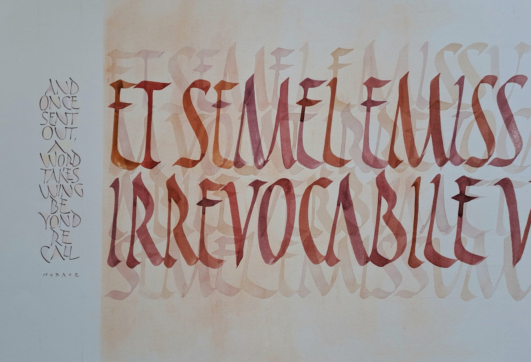 Calligraphy techniques | Patricia Lovett MBE